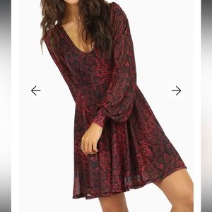 Blackmilk Python Red Romance Dress GUC 🖤🐍♥️